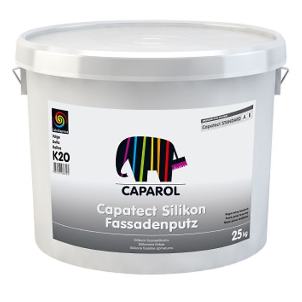 Capatect Silikon Fassadenputz K15 (biezpiens) Weiss 25kg